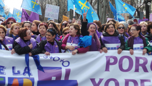 El tren de la libertad por el derecho al aborto en España. Madrid 2014 Autoría: Montserrat Boix. Creative Commons Atribución 4.0 Internacional